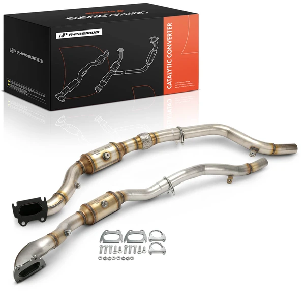 2-PC Catalytic Converter Driver & Passenger Fit Federal Emissions A-Premium APCCT775