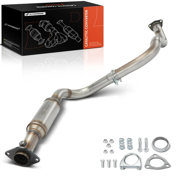 2016-2019 Chevrolet LCF 3500 1-PC Catalytic Converter Right Passenger Side Fit Federal Emissions A-Premium APCCT661
