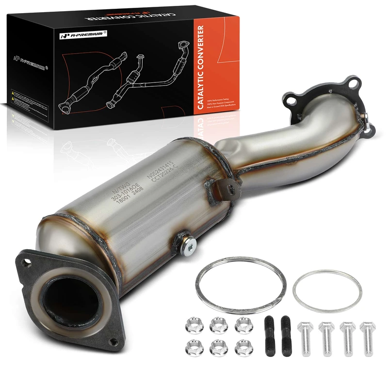 1-PC Catalytic Converter, Front Side, Fit Federal Emissions, A-Premium APCCT662