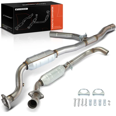 2 Pcs Left & Right Catalytic Converter