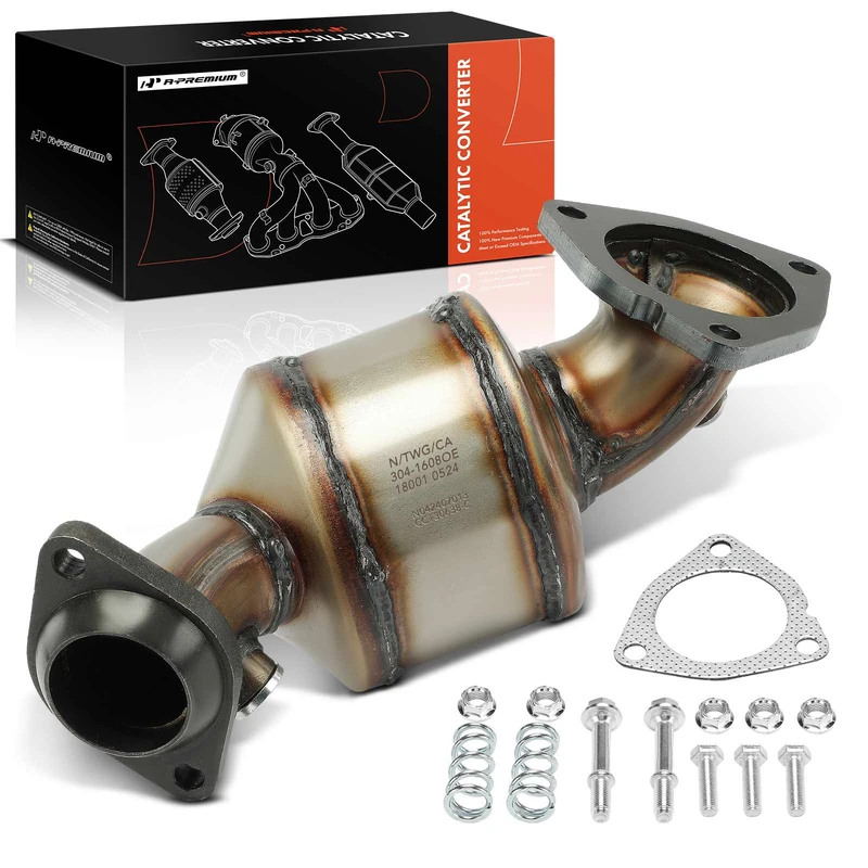 1-PC Catalytic Converter, Front Left Driver Side, Fit Federal Emissions, A-Premium APCCT620