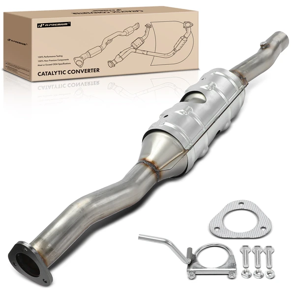 2000-2004 Ford F-350 Super Duty 1-PC Catalytic Converter Exhaust Fit Federal Emissions A-Premium APCCT623