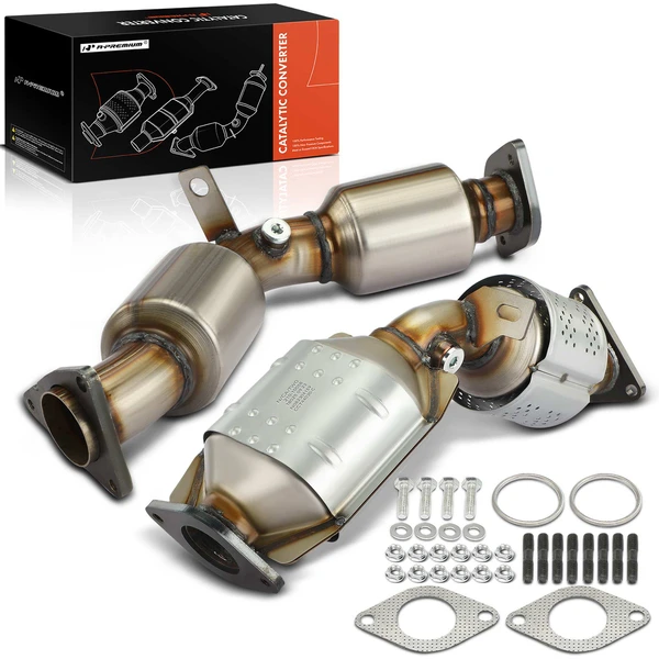 2009-2020 Nissan 370Z 2-PC Catalytic Converter Driver & Passenger Fit Federal Emissions A-Premium APCCT358