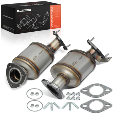 2 Pcs Front Driver & Passenger Catalytic Converter