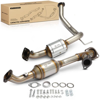 2 Pcs Rear Catalytic Converter