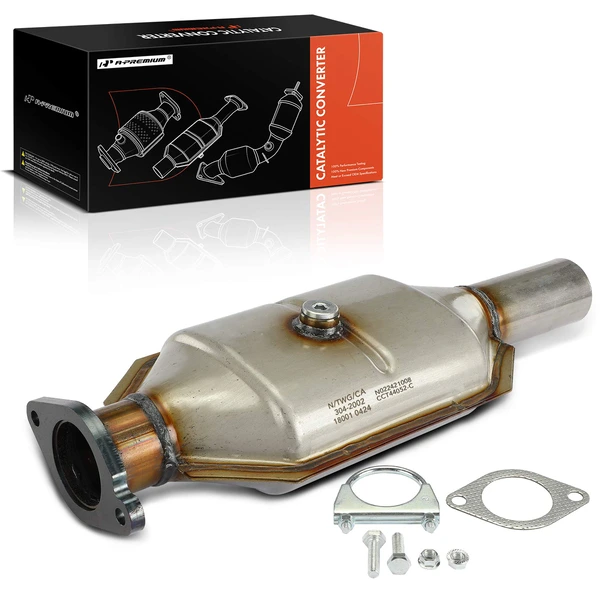 1-PC Catalytic Converter, Rear Side, Fit Federal Emissions, A-Premium APCCT594