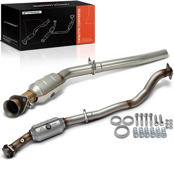 2011-2021 Jeep Grand Cherokee 2-PC Catalytic Converter Front Driver & Passenger Fit Federal Emissions A-Premium APCCT795