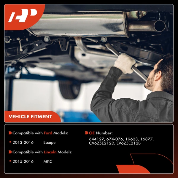 1-PC Catalytic Converter, Front Side, Fit Federal Emissions, A-Premium APCCT369