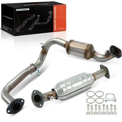 2 Pcs Rear Left & Right Catalytic Converter