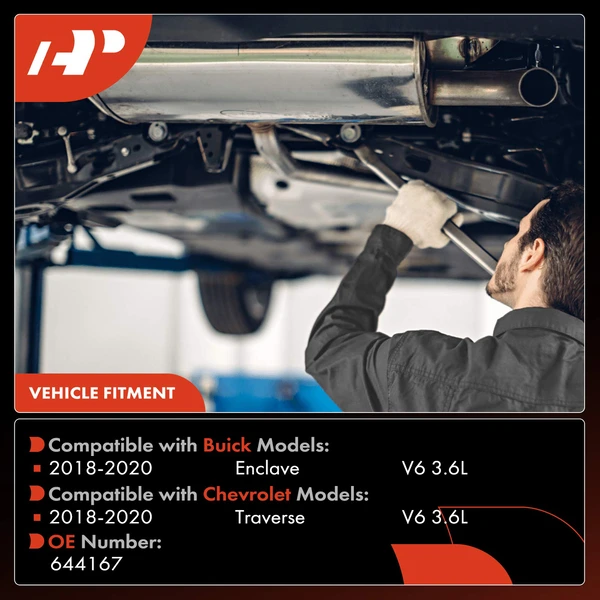 1-PC Catalytic Converter, Front Right Passenger Side, Fit Federal Emissions, A-Premium APCCT516