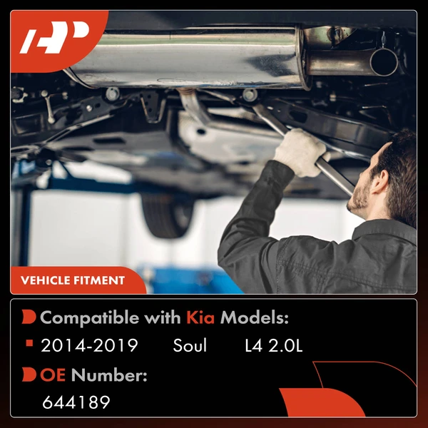 1-PC Catalytic Converter, Rear Side, Fit Federal Emissions, A-Premium APCCT517