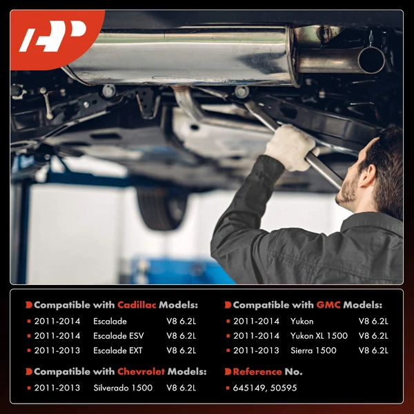 1-PC Catalytic Converter, Front Side, A-Premium APCCT703