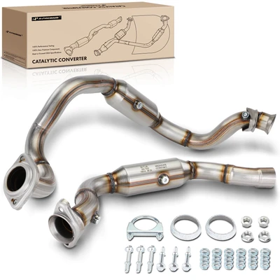 2 Pcs Catalytic Converter