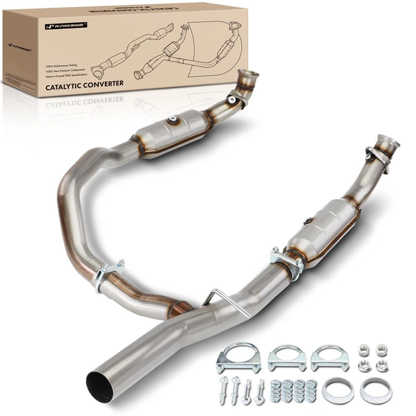 1-PC Catalytic Converter, Exhaust, Fit Federal Emissions, A-Premium APCCT704
