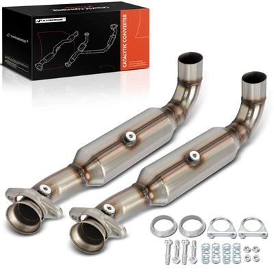 2015-2020 Ford F-150 2pc Catalytic Converter Driver & Passenger Fit Federal Emissions A-Premium APCCT084