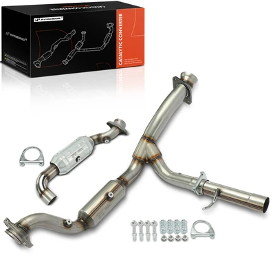 2 Pcs Left & Right Catalytic Converter