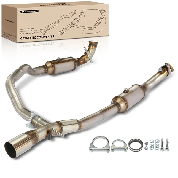 2009-2014 Ford E-250 1-PC Catalytic Converter Front Side Fit Federal Emissions A-Premium APCCT376