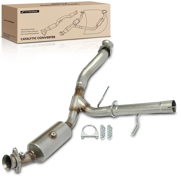 2009-2010 Ford F-150 1-PC Catalytic Converter Right Passenger Side Fit Federal Emissions A-Premium APCCT521
