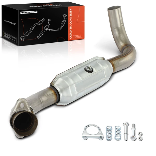 2004-2008 Ford F-150 1-PC Catalytic Converter Left Driver Side Fit Federal Emissions A-Premium APCCT087