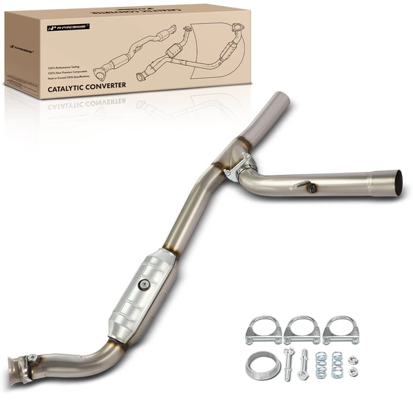 2004-2008 Ford F-150 1-PC Catalytic Converter Right Passenger Side Fit Federal Emissions A-Premium APCCT088