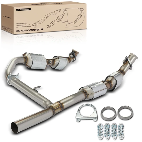 1-PC Catalytic Converter, Driver & Passenger, Fit Federal Emissions, A-Premium APCCT380