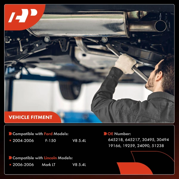 1-PC Catalytic Converter, Driver & Passenger, Fit Federal Emissions, A-Premium APCCT380