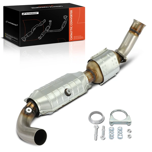 1-PC Catalytic Converter, Left Driver Side, Fit Federal Emissions, A-Premium APCCT090
