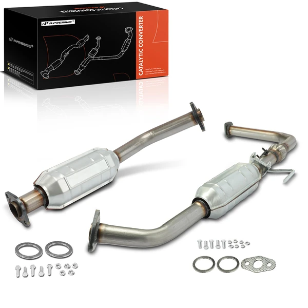 2003-2004 Toyota Tundra 2-PC Catalytic Converter Driver & Passenger Fit Federal Emissions A-Premium APCCT091