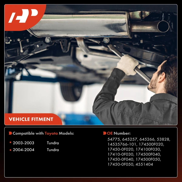 2-PC Catalytic Converter, Driver & Passenger, Fit Federal Emissions, A-Premium APCCT091