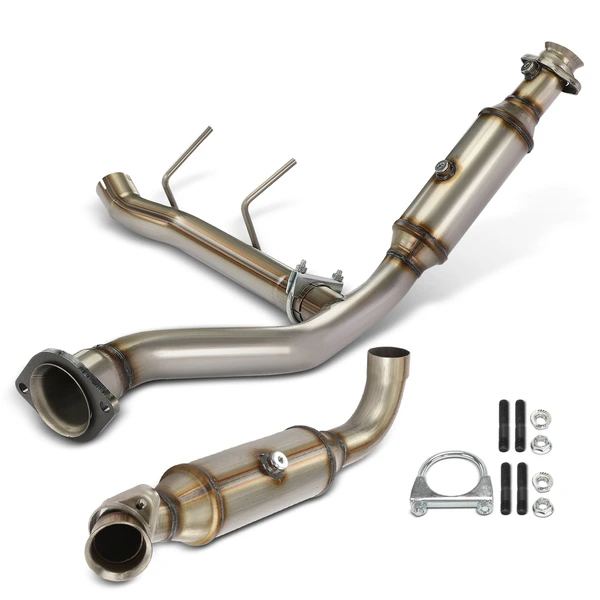 2-PC Catalytic Converter, Driver & Passenger, Fit Federal Emissions, A-Premium APCCT381