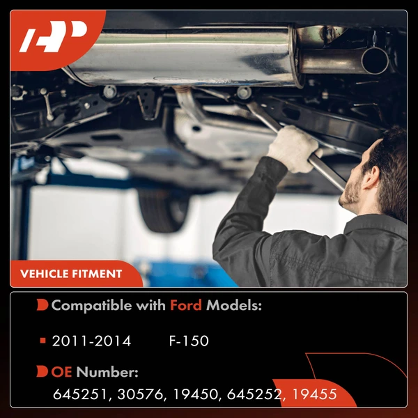 2-PC Catalytic Converter, Driver & Passenger, Fit Federal Emissions, A-Premium APCCT381