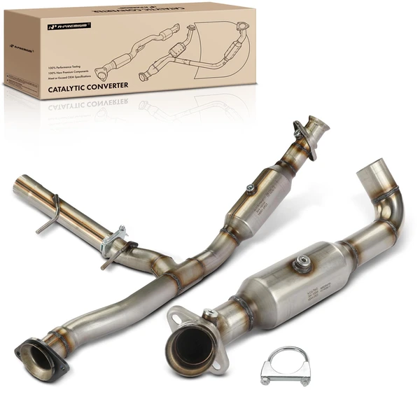 2007-2014 Ford Expedition 2-PC Catalytic Converter Driver & Passenger Fit Federal Emissions A-Premium APCCT389