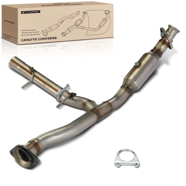 2007-2014 Ford Expedition 1-PC Catalytic Converter Right Passenger Side Fit Federal Emissions A-Premium APCCT391