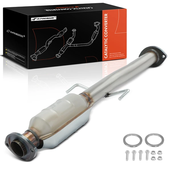 1-PC Catalytic Converter, Rear Side, Fit Federal Emissions, A-Premium APCCT557