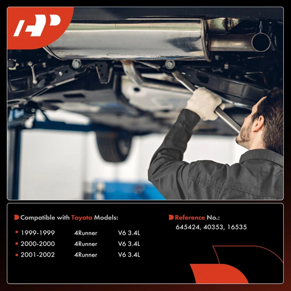 1-PC Catalytic Converter, Rear Side, Fit Federal Emissions, A-Premium APCCT558