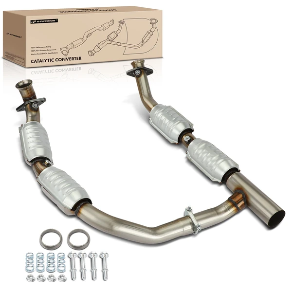 2005 Ford E-150 Club Wagon 1-PC Catalytic Converter Front Side Fit Federal Emissions A-Premium APCCT403