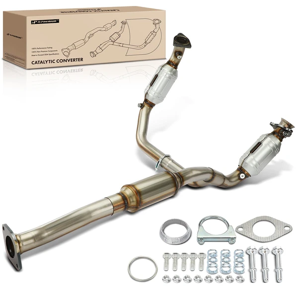 2009-2014 GMC Savana 1500 1-PC Catalytic Converter Center Fit Federal Emissions A-Premium APCCT404