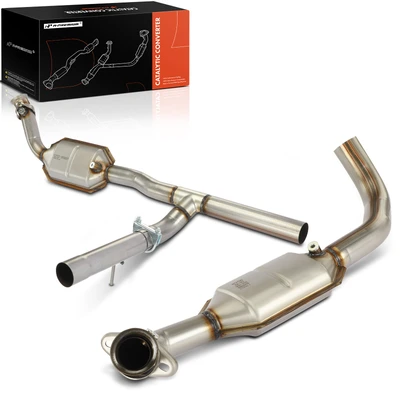 2 Pcs Left & Right Catalytic Converter