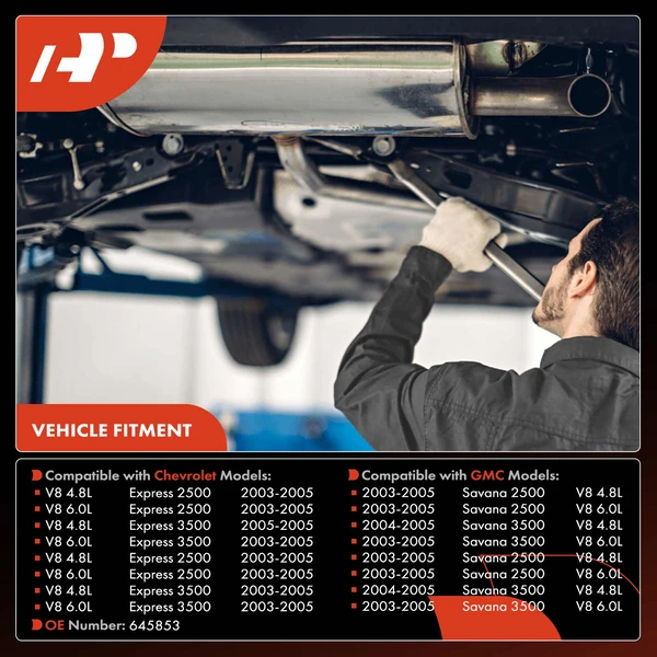 1-PC Catalytic Converter, Right Passenger Side, Fit Federal Emissions, A-Premium APCCT407