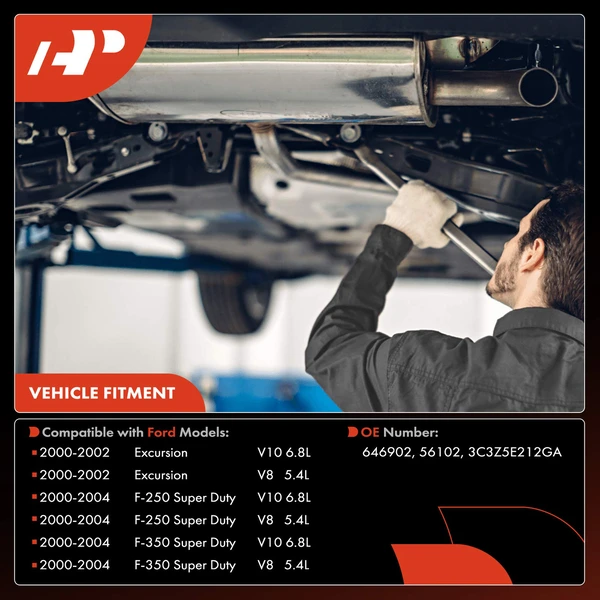 1-PC Catalytic Converter, Front Side, Fit Federal Emissions, A-Premium APCCT099