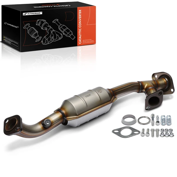 1-PC Catalytic Converter Rear Right Passenger Side Fit Federal Emissions A-Premium APCCT761