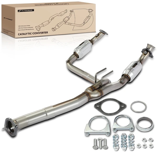 2003-2008 Chevrolet Express 1500 1-PC Catalytic Converter Driver & Passenger Fit Federal Emissions A-Premium APCCT239