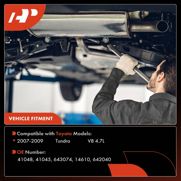 2-PC Catalytic Converter, Driver & Passenger, Fit Federal Emissions, A-Premium APCCT482