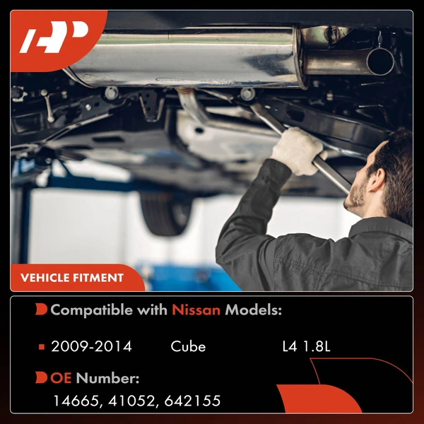 1-PC Catalytic Converter, Rear Side, Fit Federal Emissions, A-Premium APCCT483