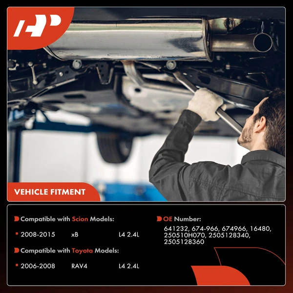 1-PC Catalytic Converter, Front Side, Fit Federal Emissions, A-Premium APCCT245