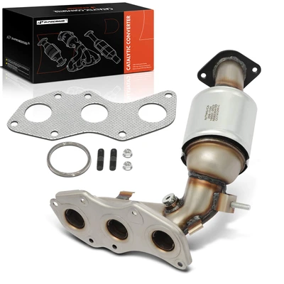 Front Right Catalytic Converter with Exhaust Manifold