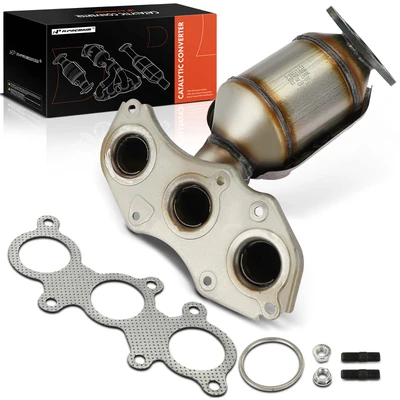 Front Passenger Catalytic Converter with Exhaust Manifold