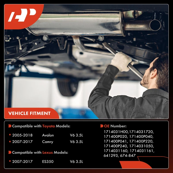 1-PC Catalytic Converter, Front Right Passenger Side, Fit Federal Emissions, A-Premium APCCT249