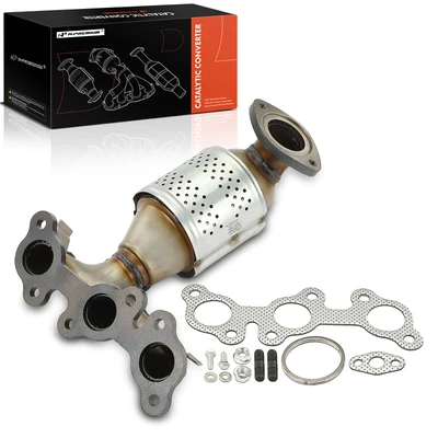 Front Passenger Catalytic Converter with Exhaust Manifold