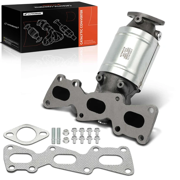1-PC Catalytic Converter, Front Left Driver Side, Fit Federal Emissions, A-Premium APCCT485